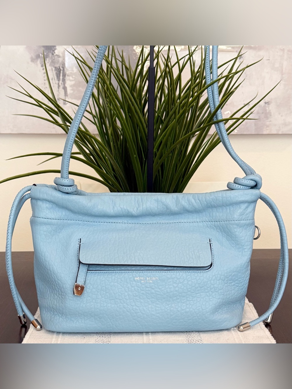 Henri Bendel Pebbled Leather Crossbody